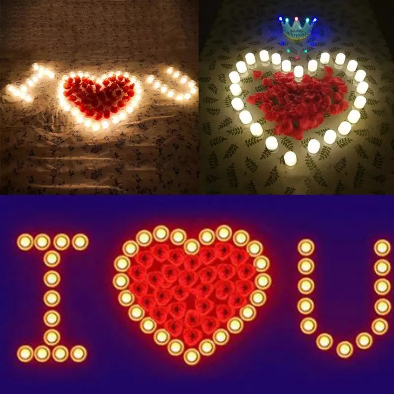 Electronic Candles Flickering LED Tea Light (Battery operated)
