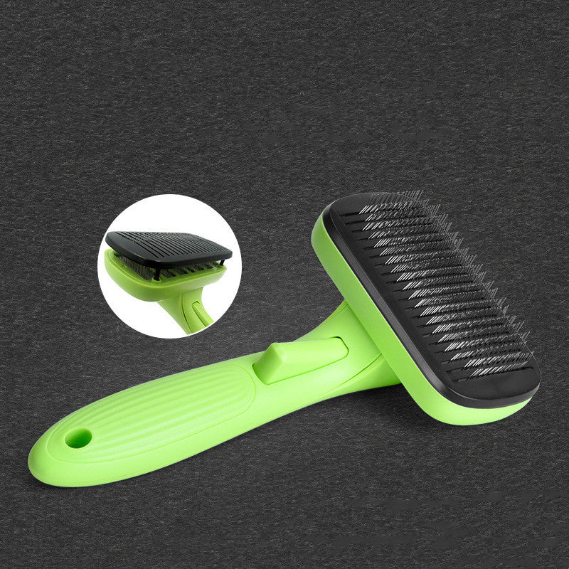 Pet hair automatic removal brush