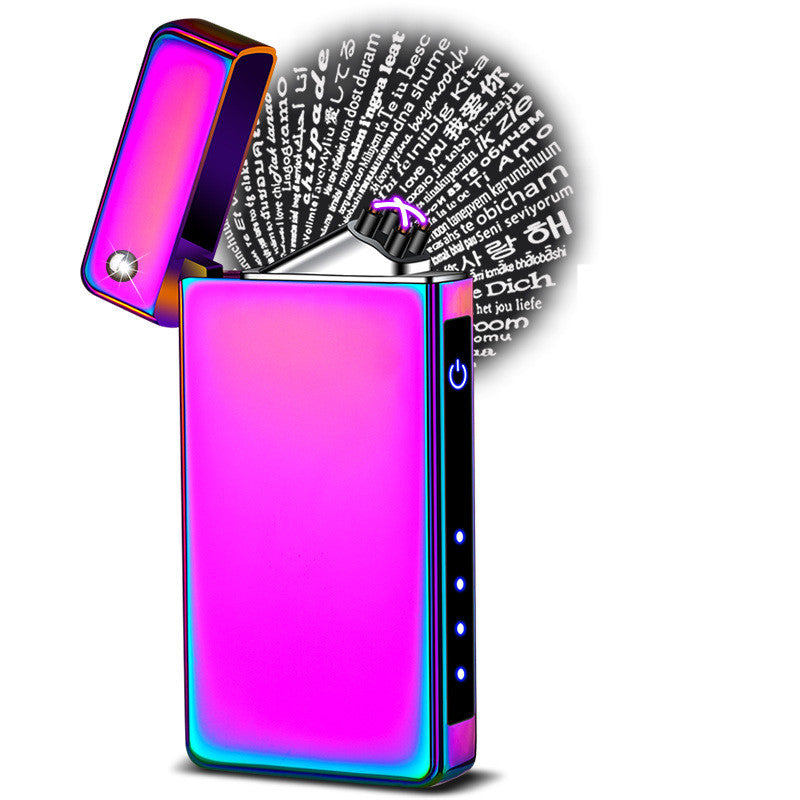 electric projection lighter with engraving
