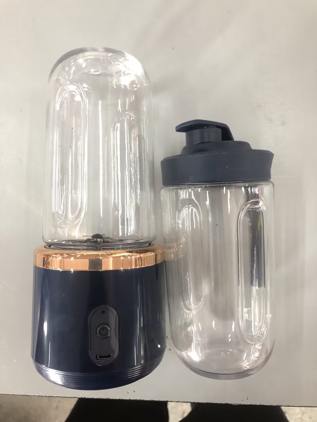 6blade Portable Blender Mini Juicer Cup Extractor Smoothie USB Chargin