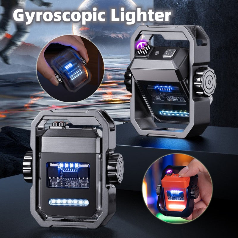 New Pulse Lighter Double Arc Outdoor Windproof Type-C Charging