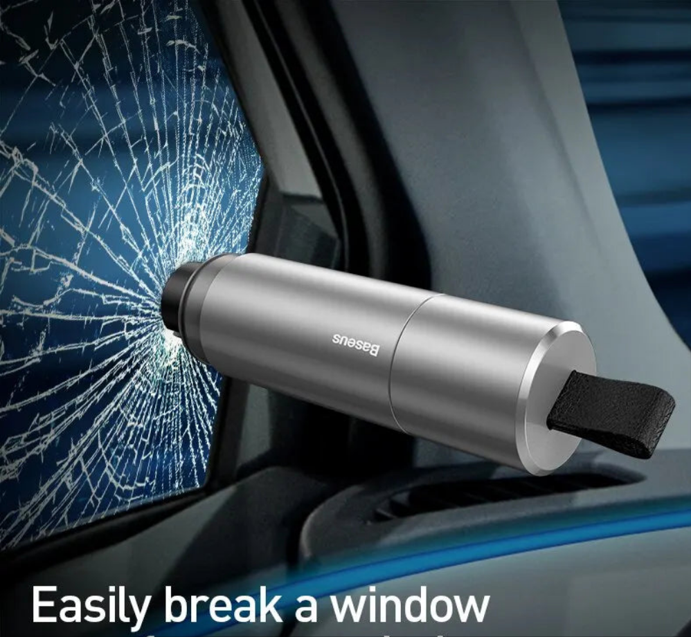 Baseus Car Safety Hammer Mini Car Window Glass Breaker