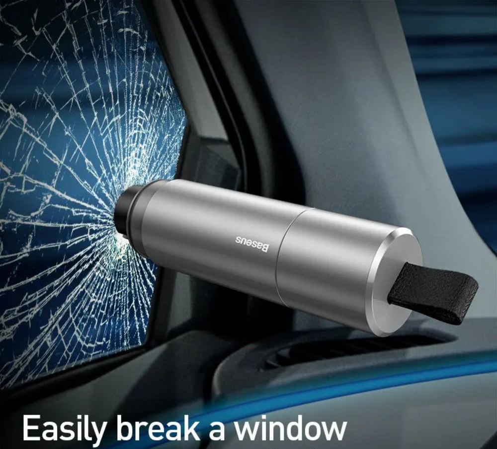 Baseus Car Safety Hammer Mini Car Window Glass Breaker