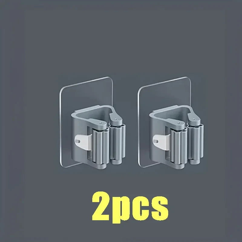 Self-Adhesive Wall-Mounted Mop Holder