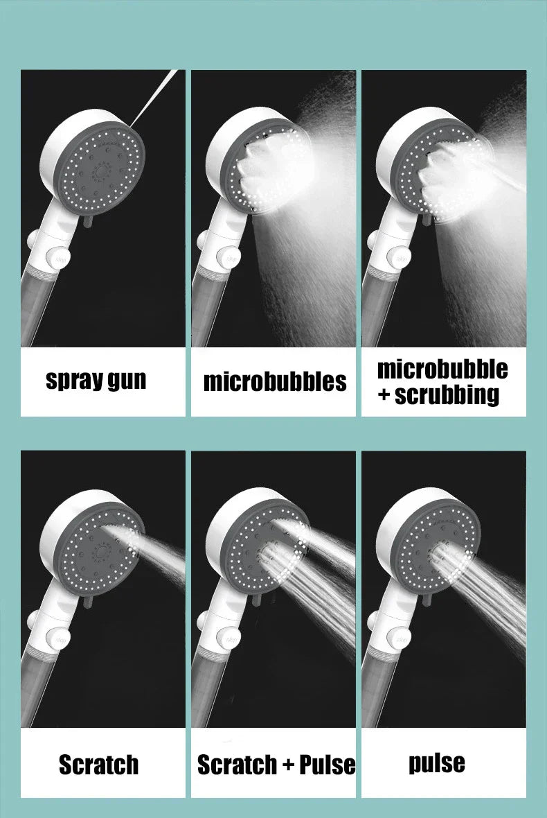10 Spray Filtered Shower Head