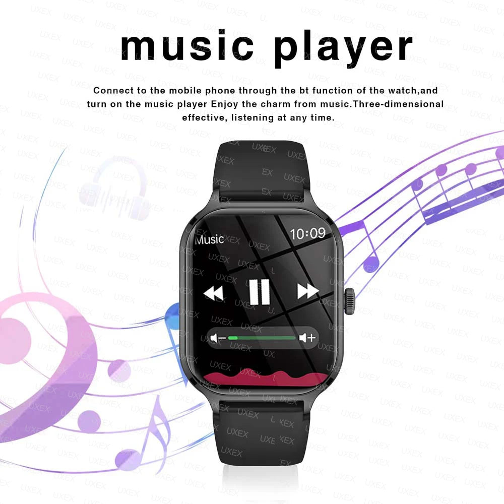 Business Pro Smartwatches Men 1.77 Full Touch Screen Bluetooth Call Health Tracking