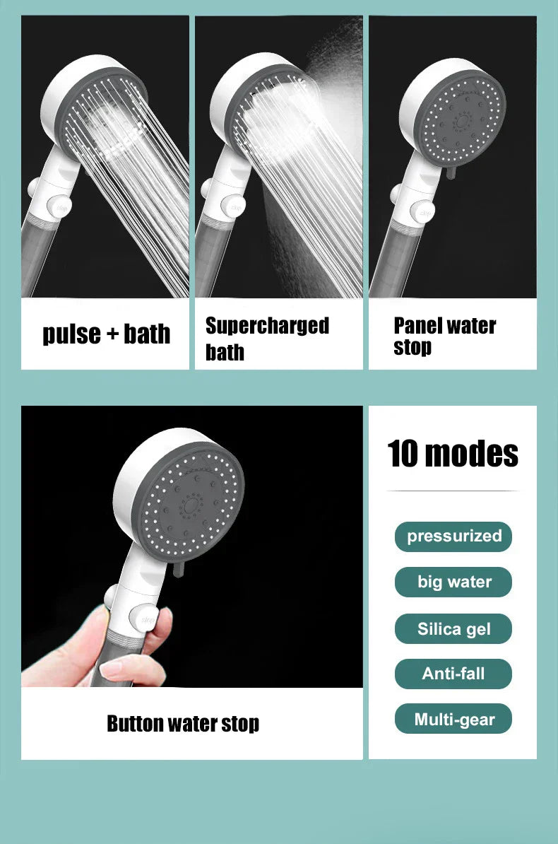 10 Spray Filtered Shower Head