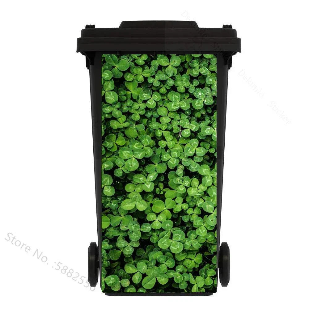 Self-adhesive PVC Trash Can Sticker
