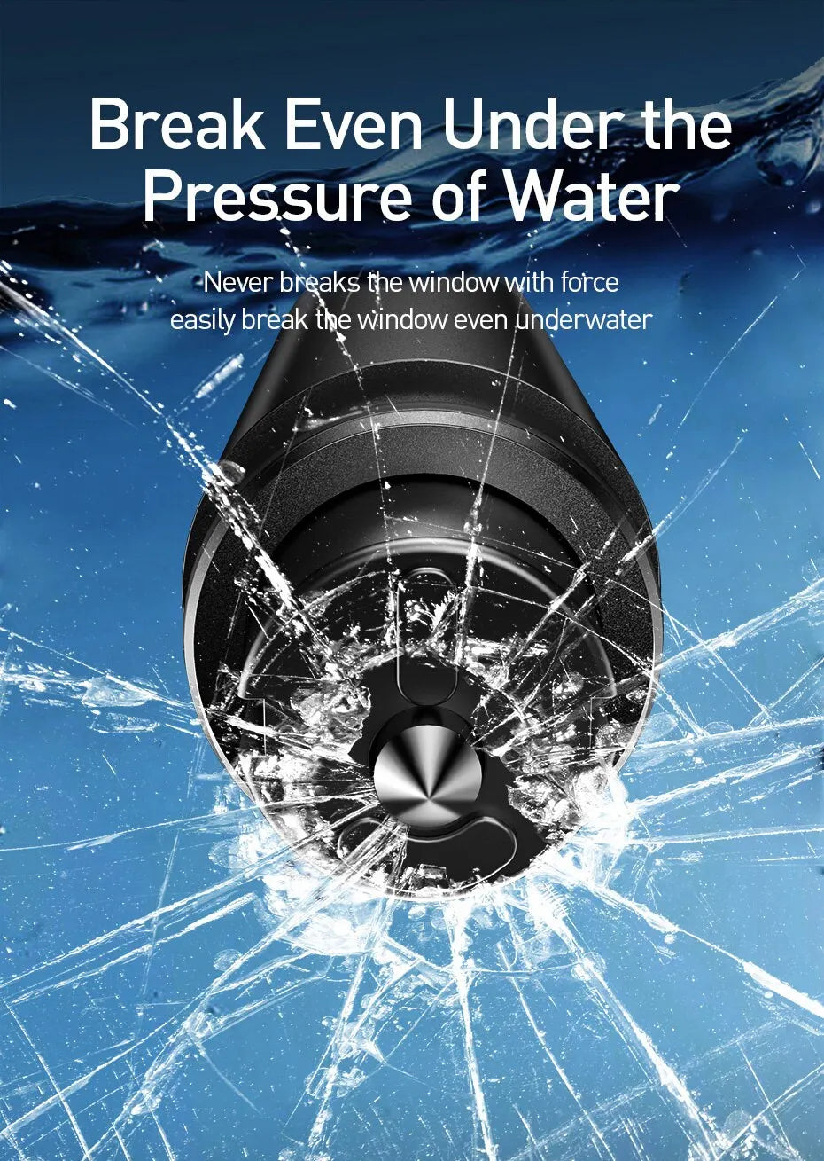 Baseus Car Safety Hammer Mini Car Window Glass Breaker