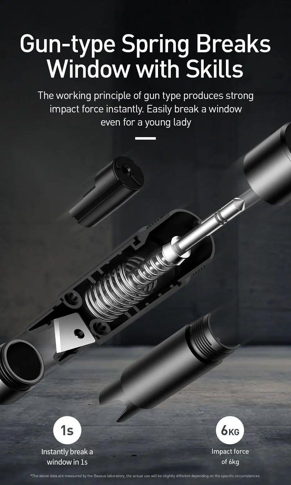 Baseus Car Safety Hammer Mini Car Window Glass Breaker