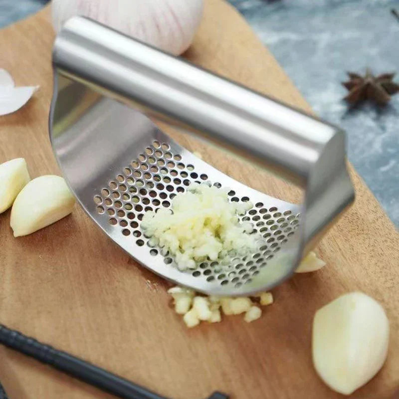 Stainless Steel Garlic Press