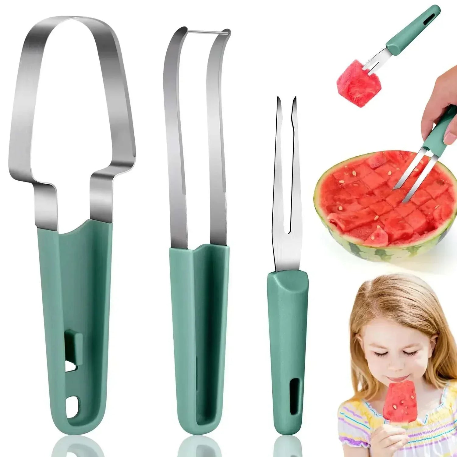 3-in-1 Watermelon Fork Slicer