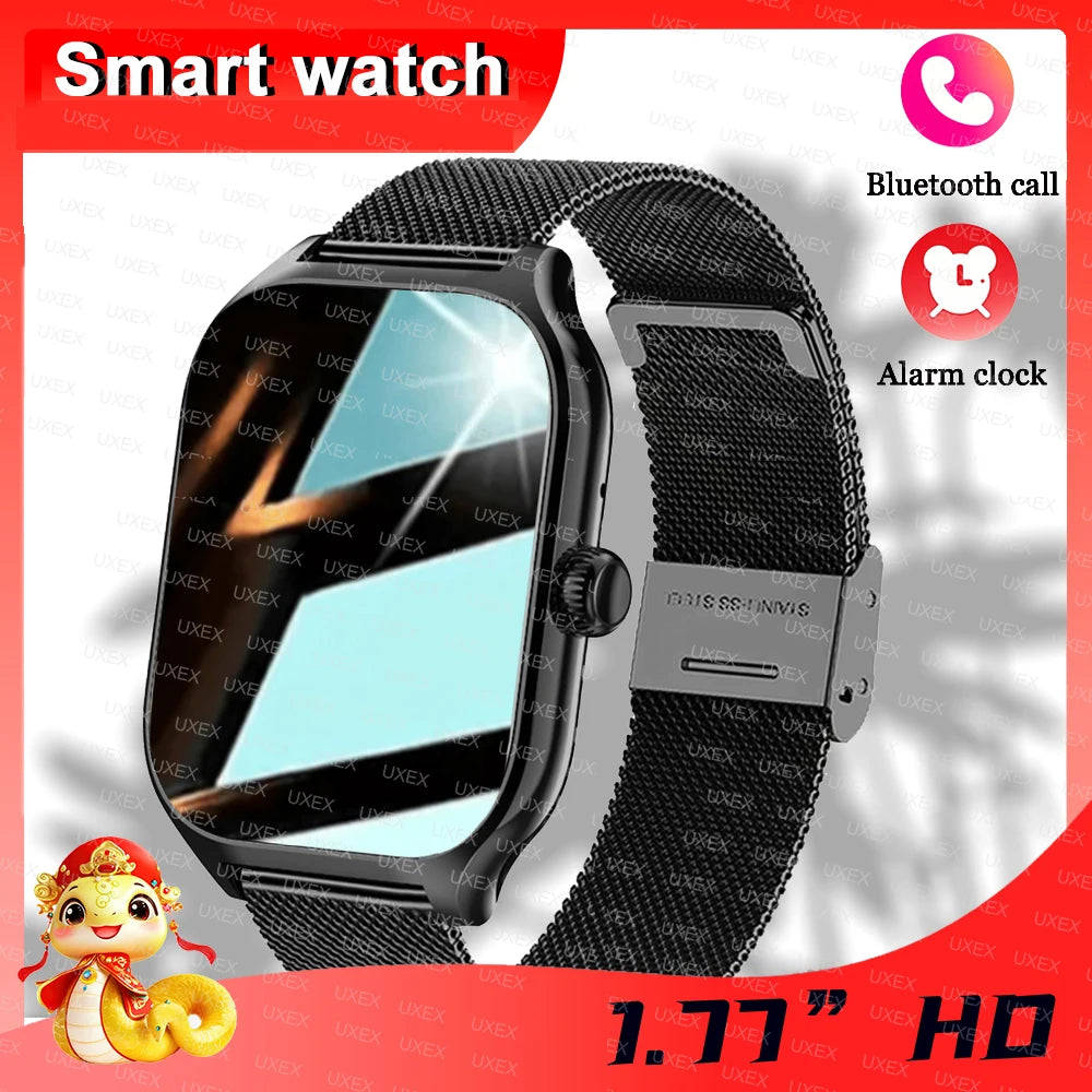 Business Pro Smartwatches Men 1.77 Full Touch Screen Bluetooth Call Health Tracking