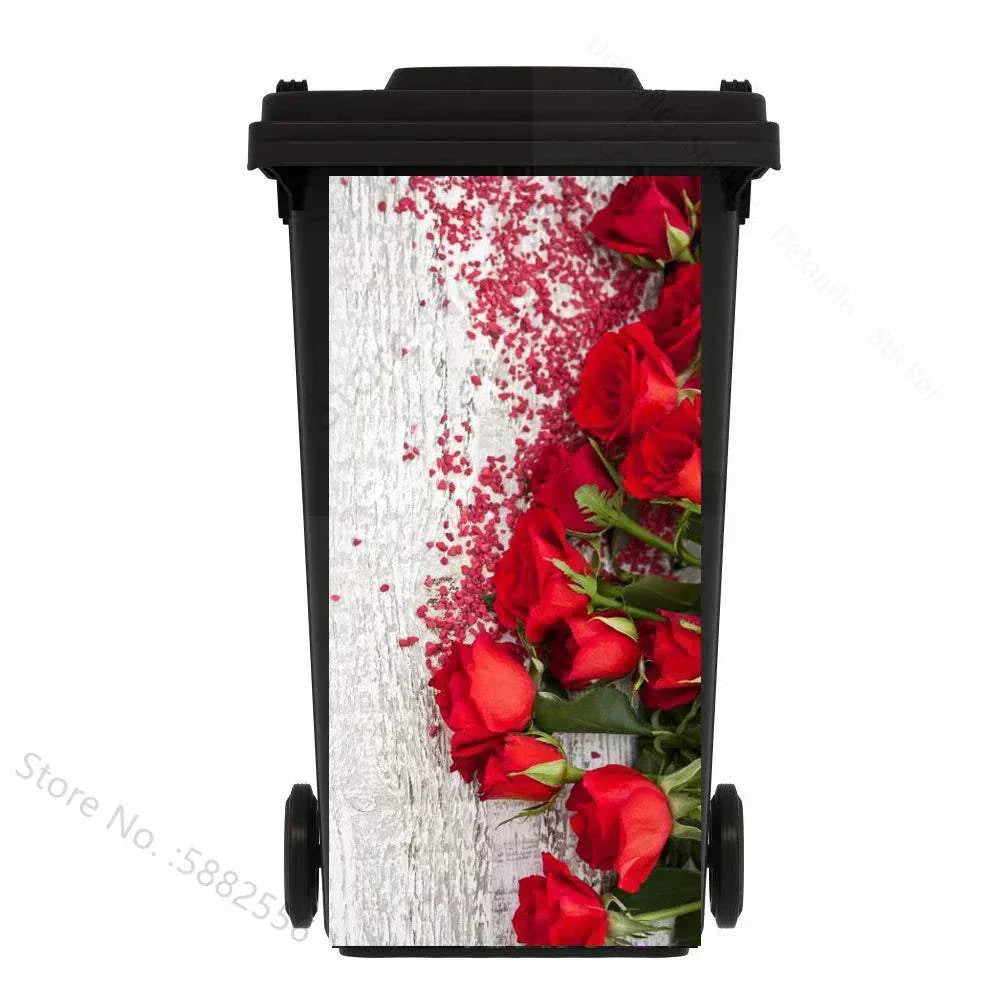 Self-adhesive PVC Trash Can Sticker
