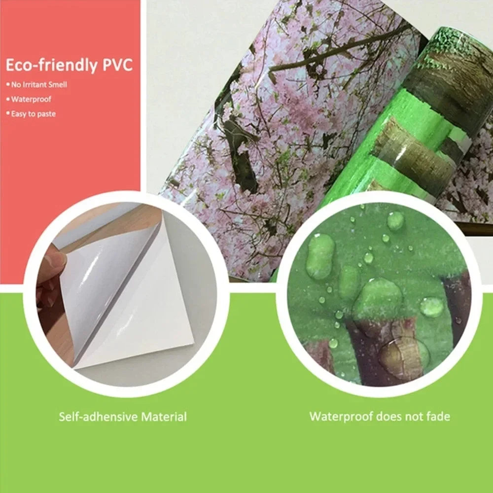 Self-adhesive PVC Trash Can Sticker