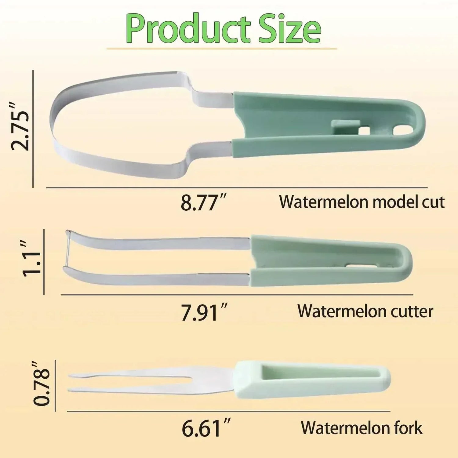 3-in-1 Watermelon Fork Slicer