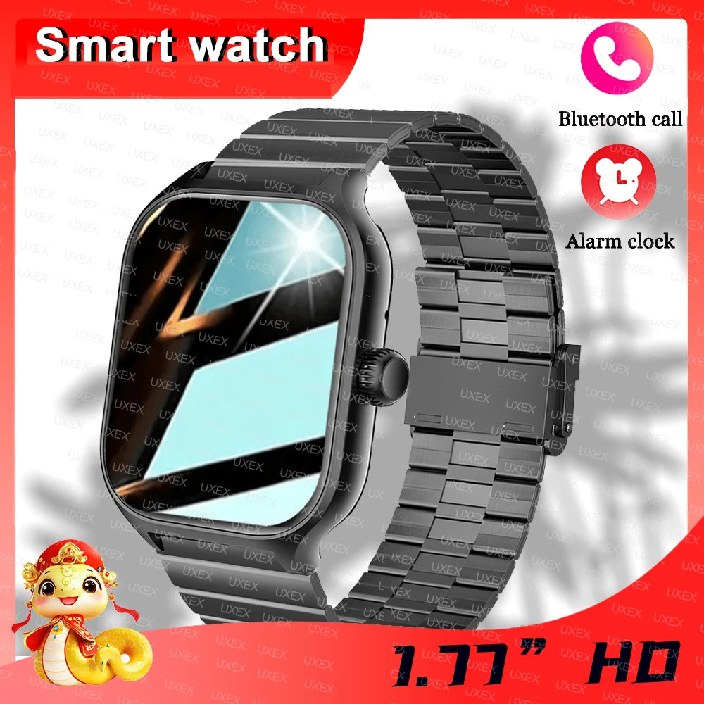 Business Pro Smartwatches Men 1.77 Full Touch Screen Bluetooth Call Health Tracking