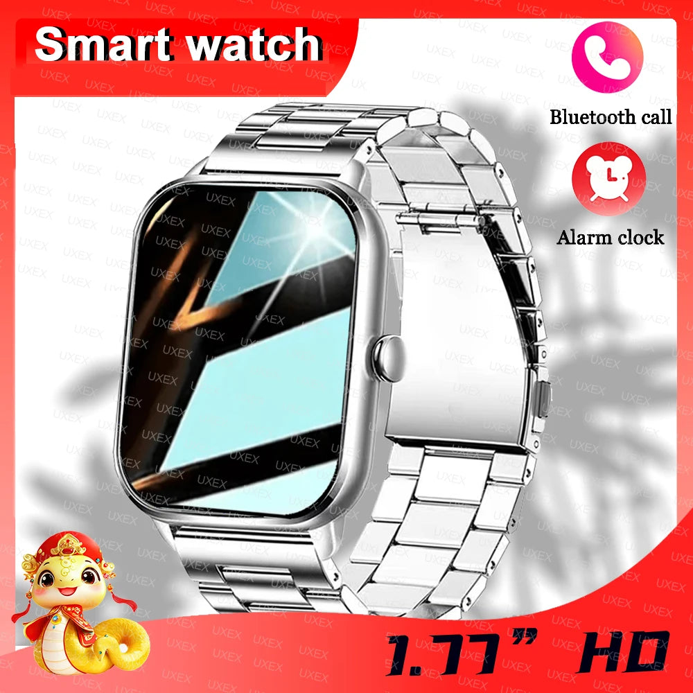 Business Pro Smartwatches Men 1.77 Full Touch Screen Bluetooth Call Health Tracking
