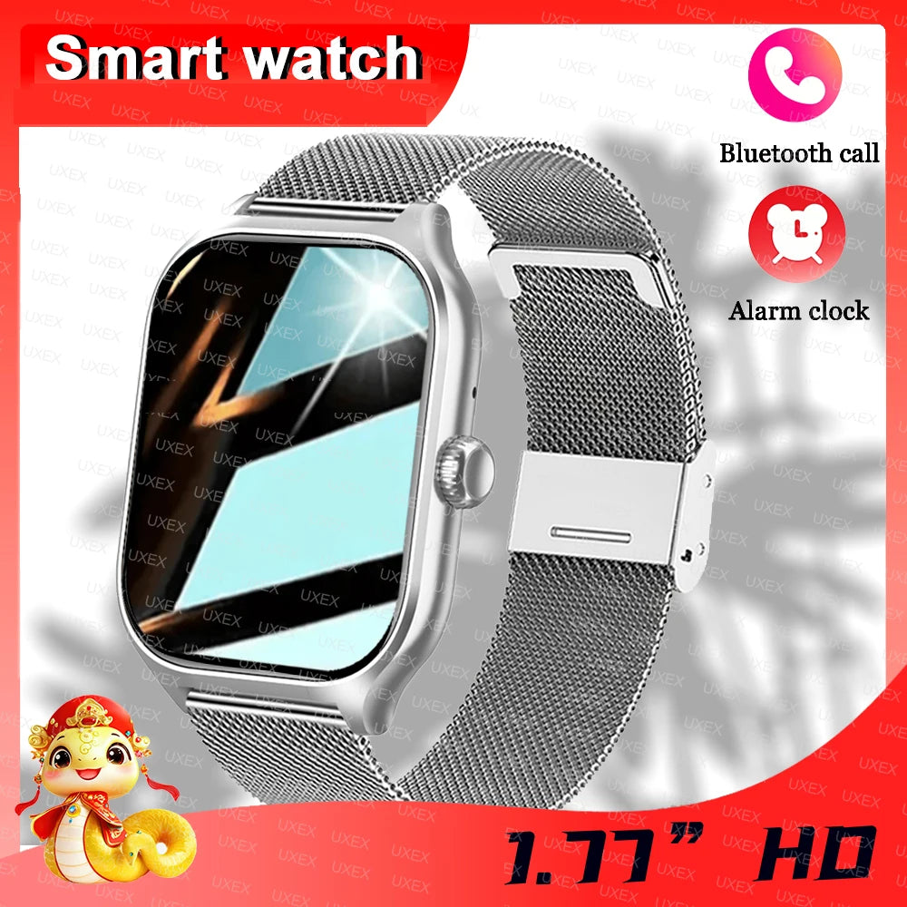 Business Pro Smartwatches Men 1.77 Full Touch Screen Bluetooth Call Health Tracking