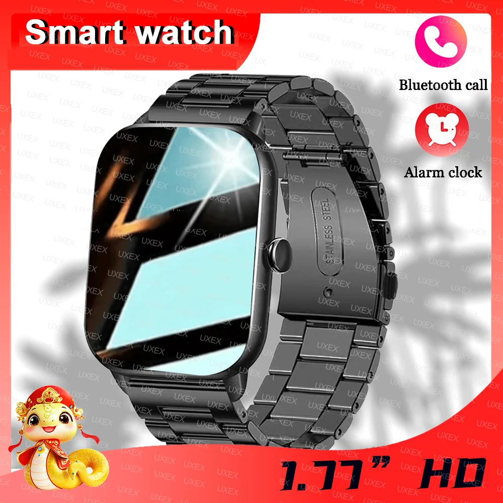 Business Pro Smartwatches Men 1.77 Full Touch Screen Bluetooth Call Health Tracking
