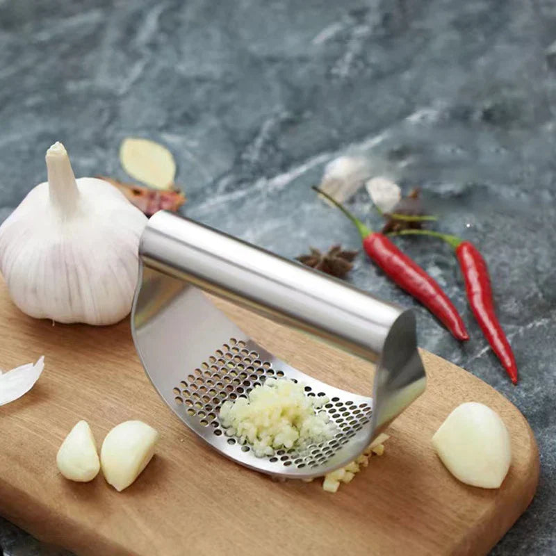 Stainless Steel Garlic Press