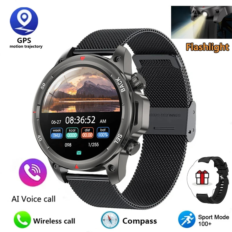 Huawei Xiaomi LED HD Screen Smart Watch Men For Sports and Waterproof