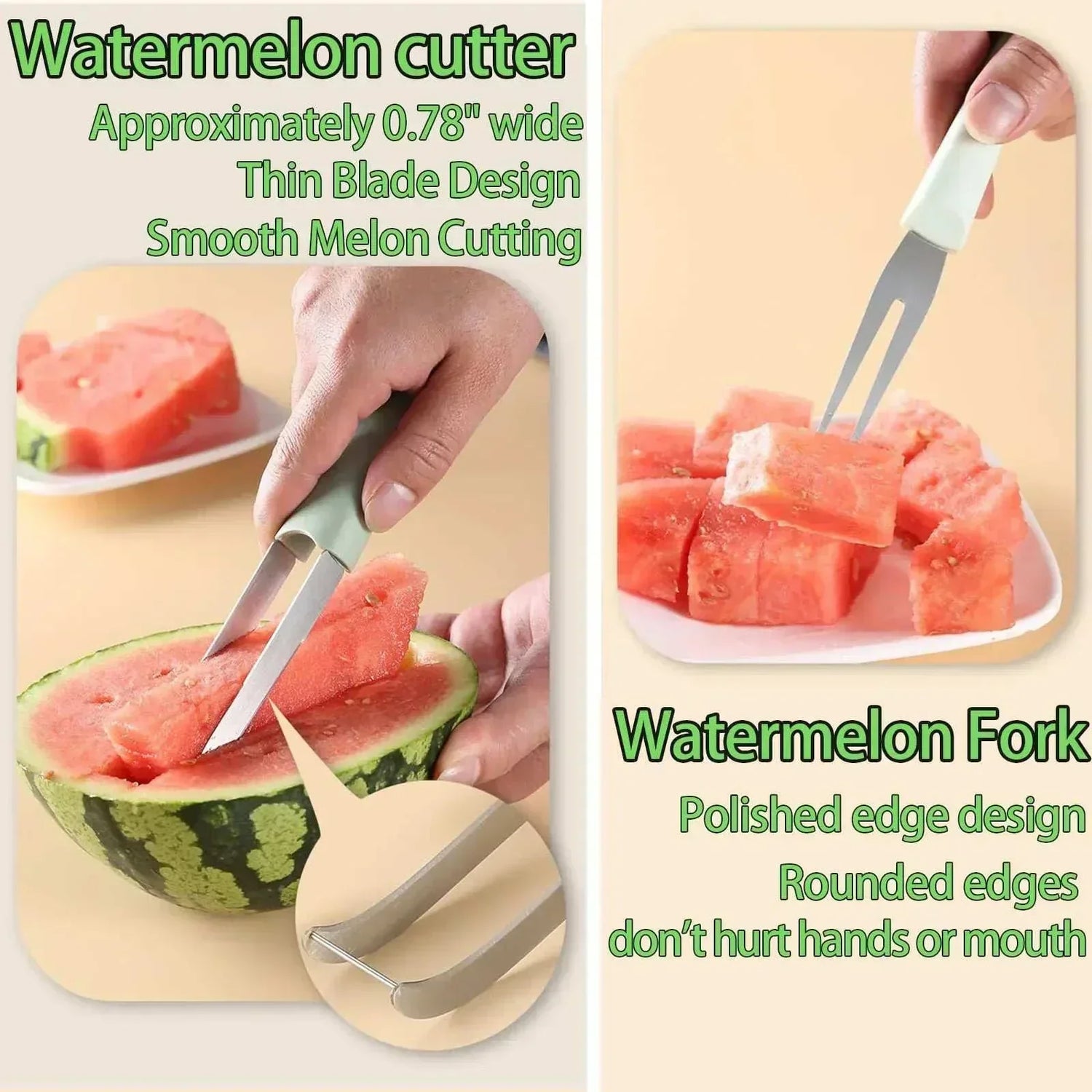 3-in-1 Watermelon Fork Slicer