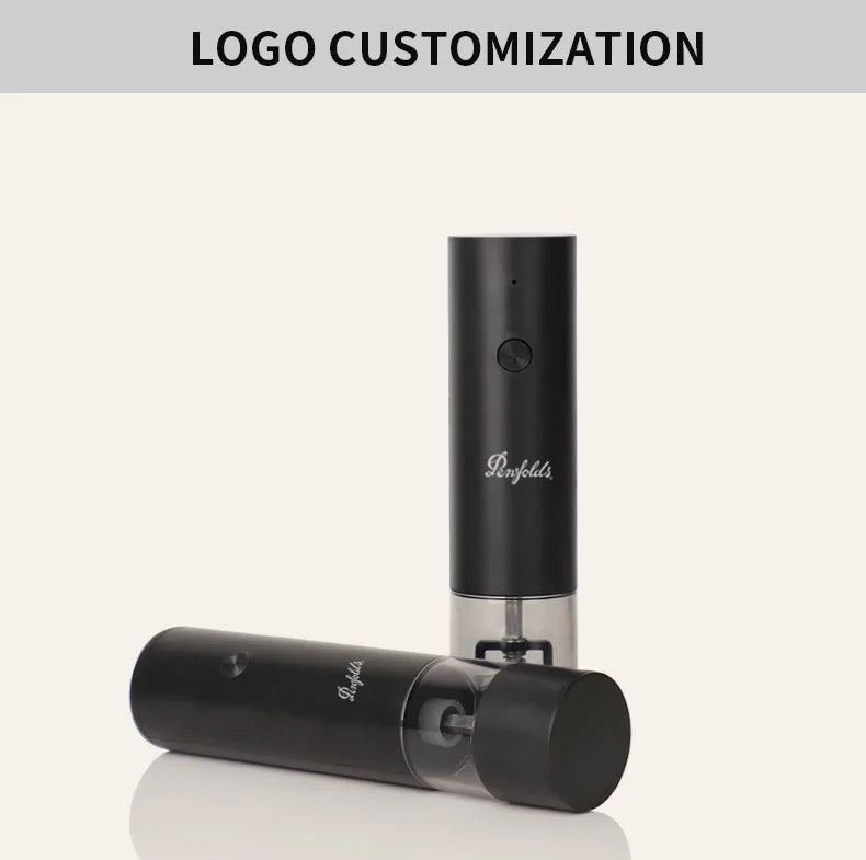 USB Rechargeable Electric Salt and Pepper Grinder