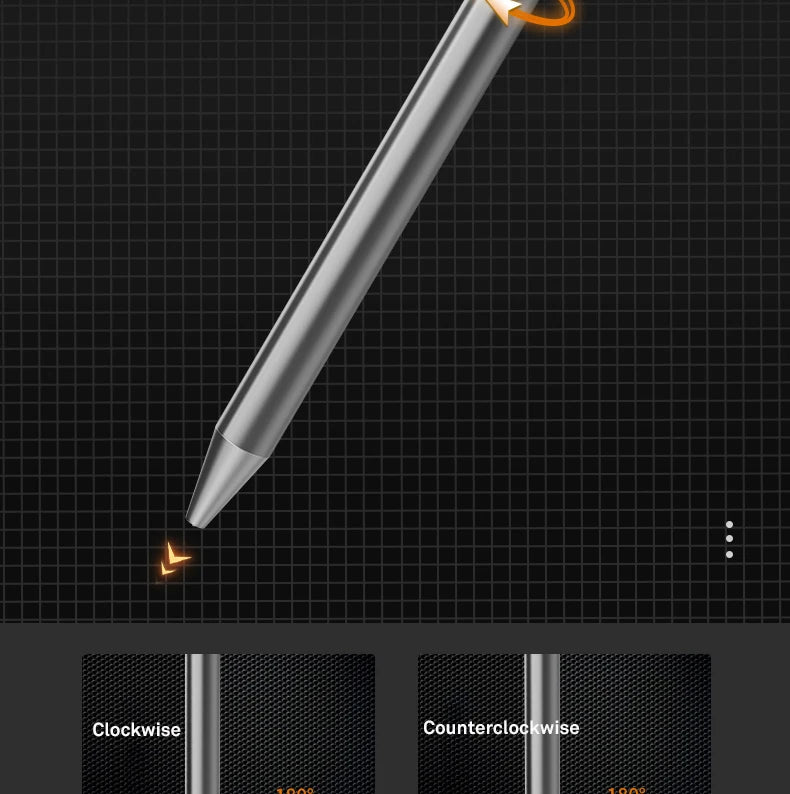 Deli Metal Sign Pen, Gel Ink Pens, Golden Silver Color, Metallic Writing Pen, Office Supplies, 0.5mm