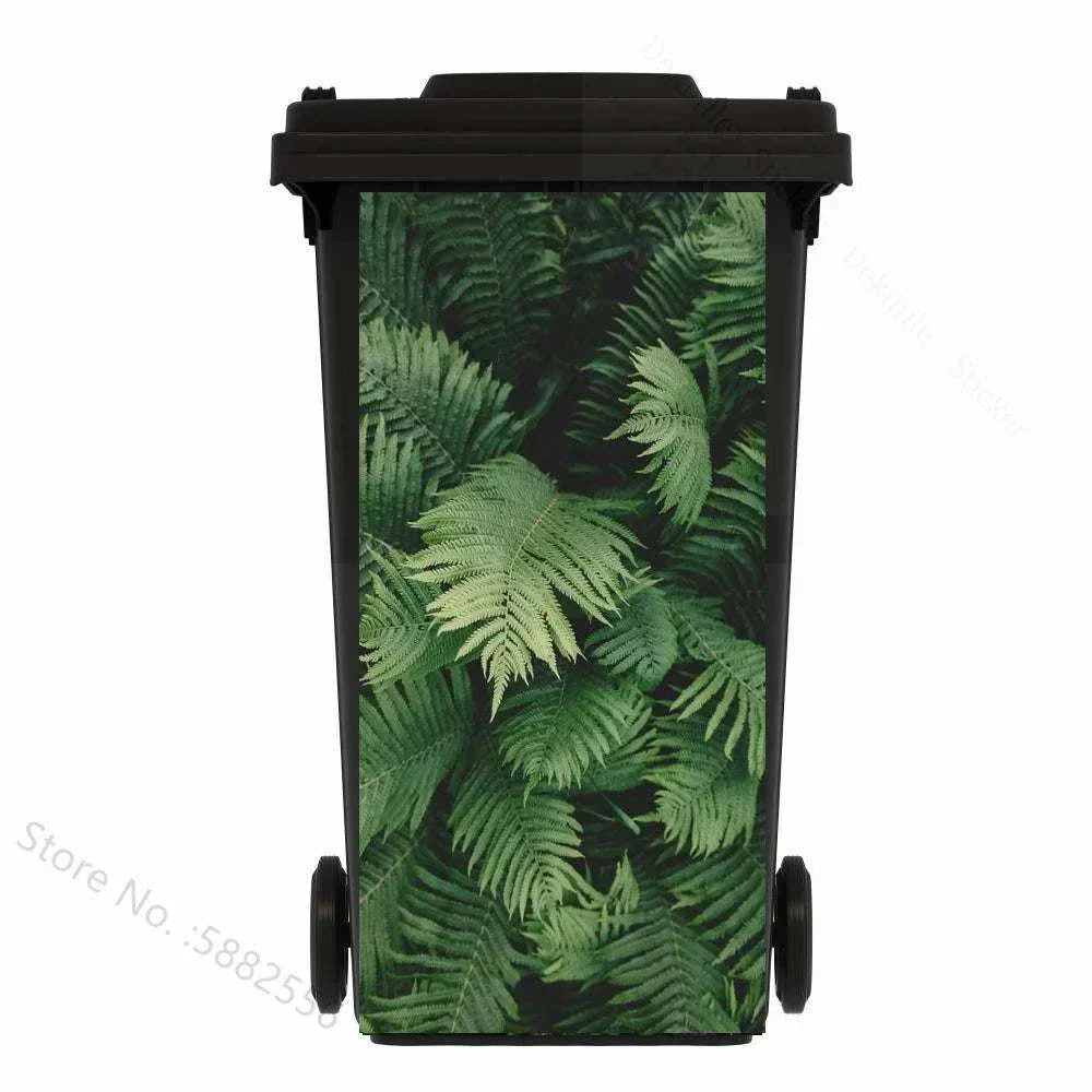 Self-adhesive PVC Trash Can Sticker