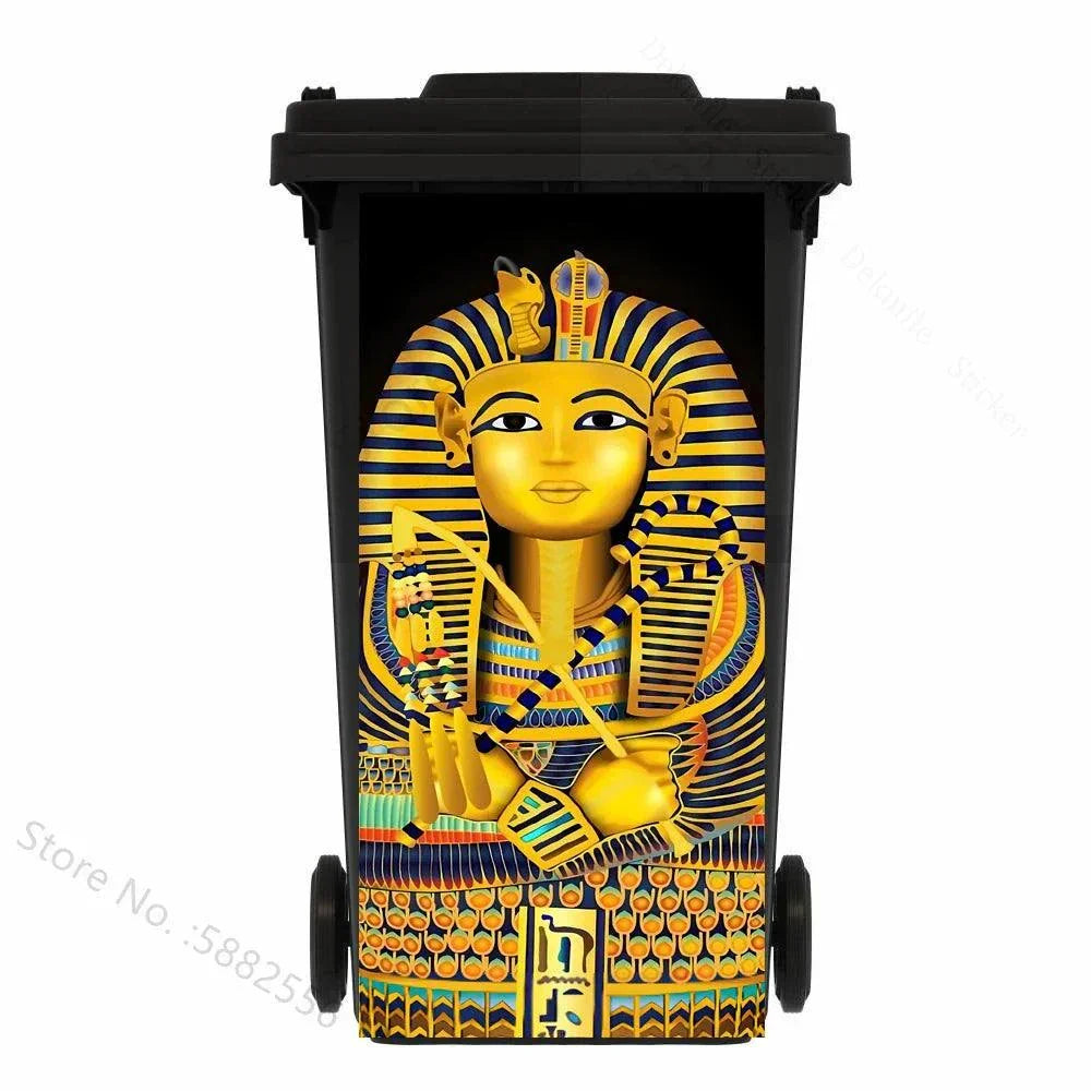 Self-adhesive PVC Trash Can Sticker