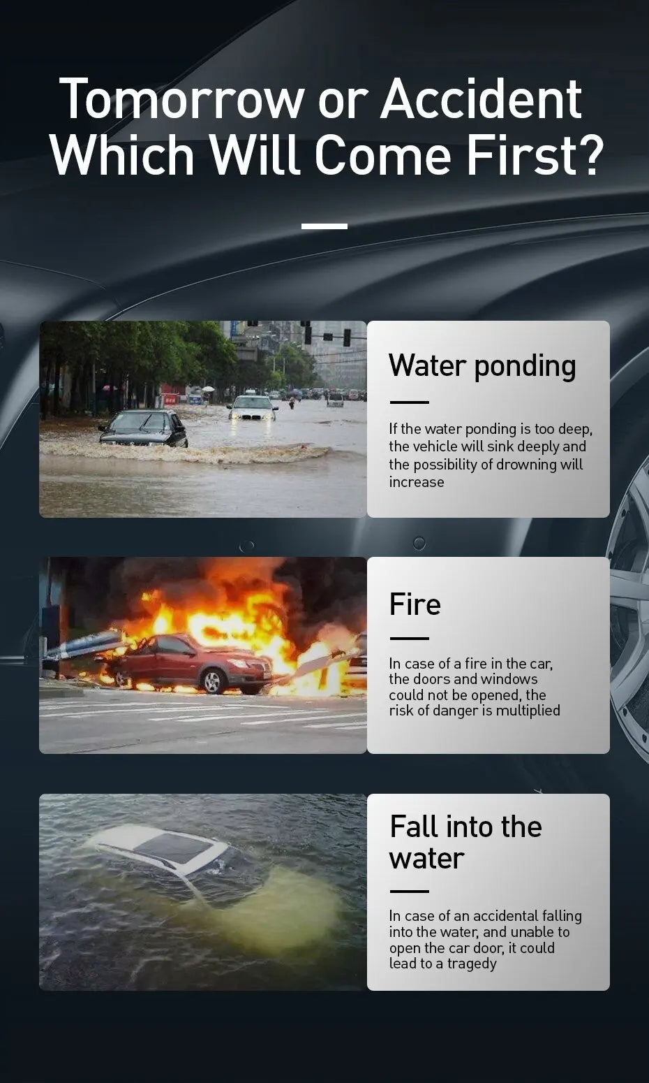 Baseus Car Safety Hammer Mini Car Window Glass Breaker