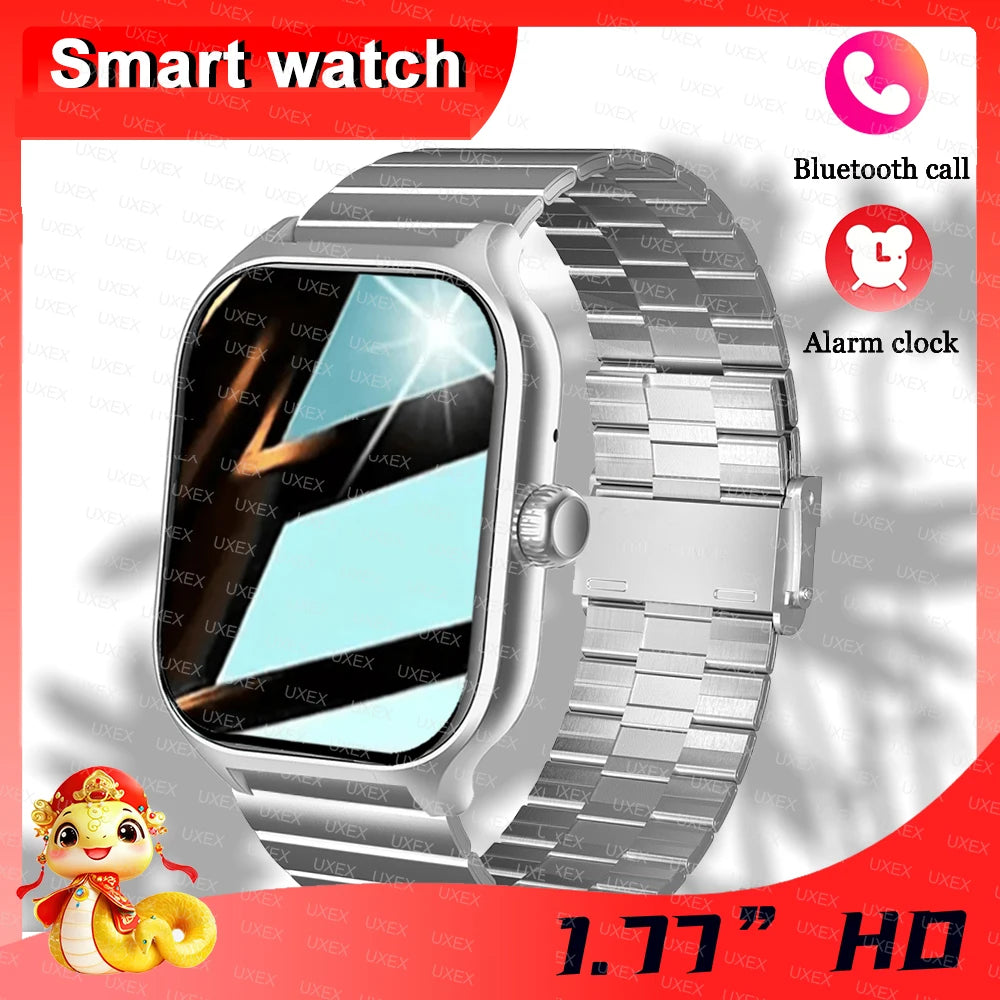 Business Pro Smartwatches Men 1.77 Full Touch Screen Bluetooth Call Health Tracking