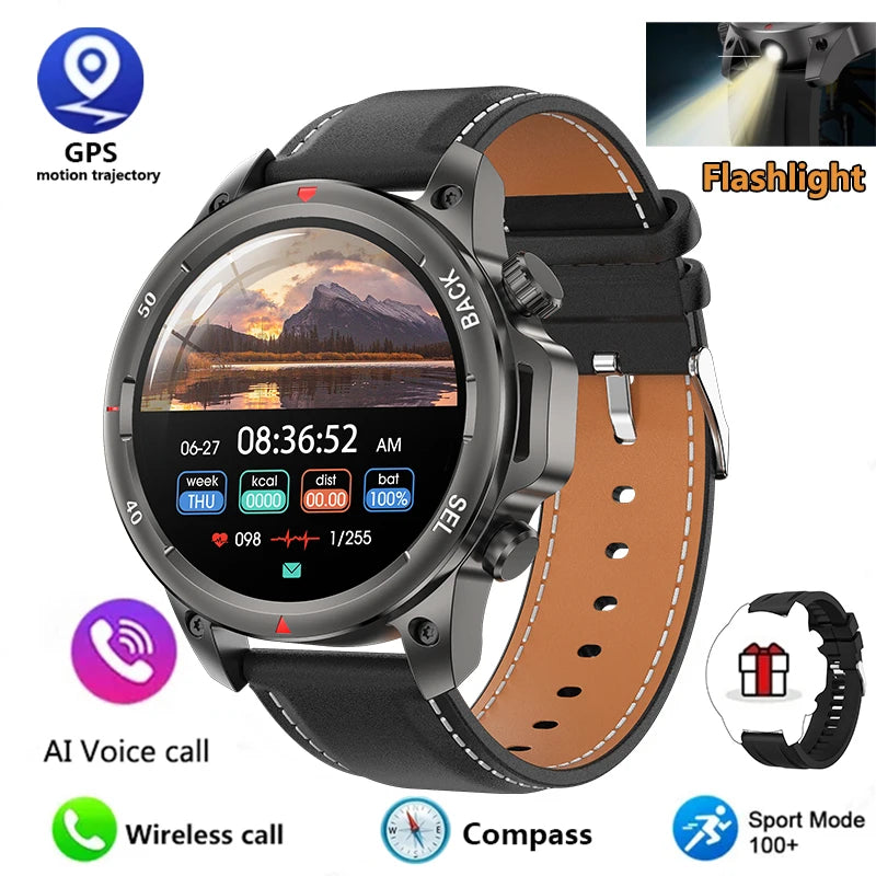 Huawei Xiaomi LED HD Screen Smart Watch Men For Sports and Waterproof