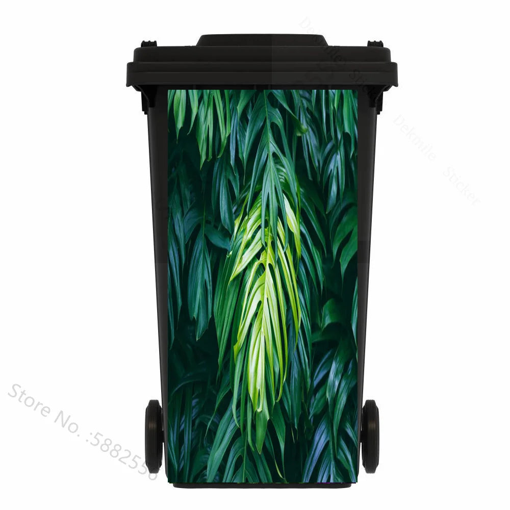 Self-adhesive PVC Trash Can Sticker