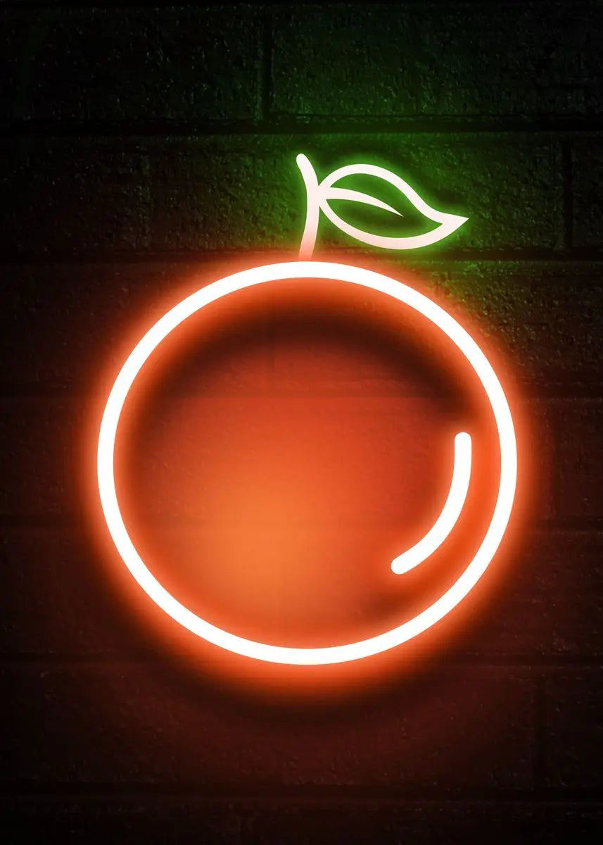 Pineapple Strawberry Banana Peach Fruit Neon Sign Poster Canvas Painting Print Wall Pictures Restaurant Kitchen Bar Room Decor