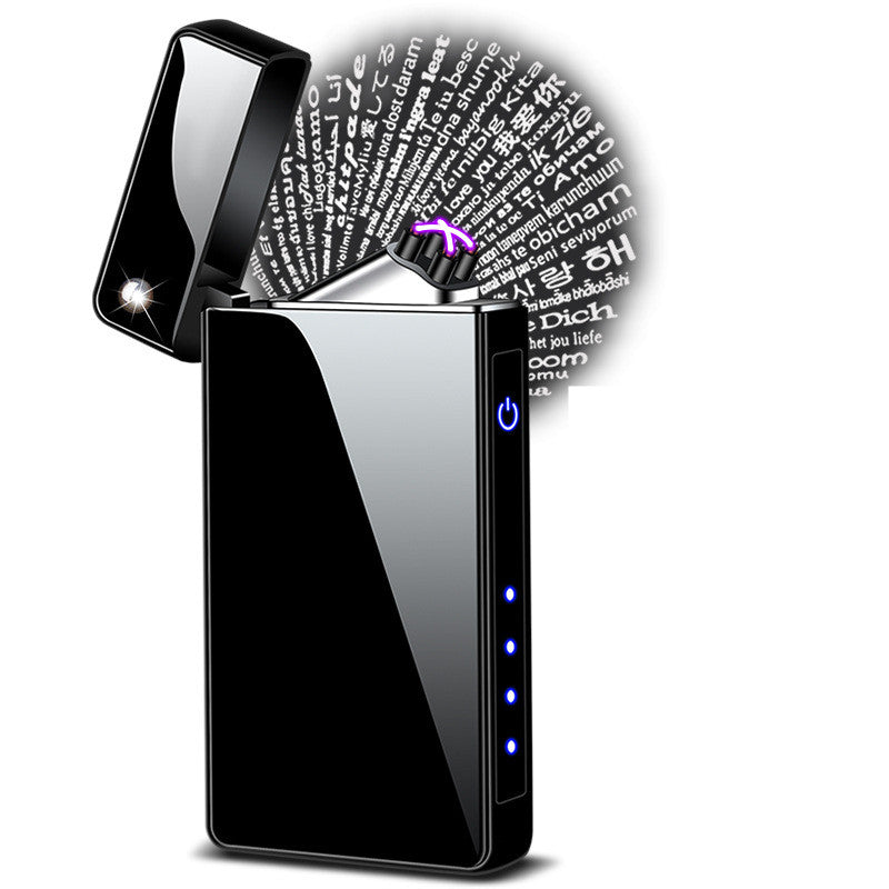 electric projection lighter with engraving