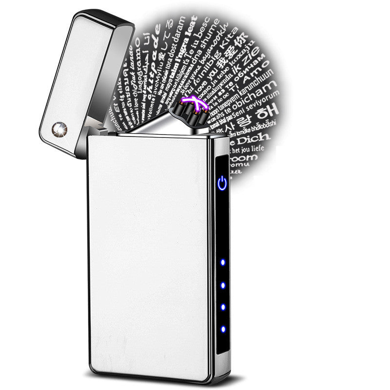 electric projection lighter with engraving