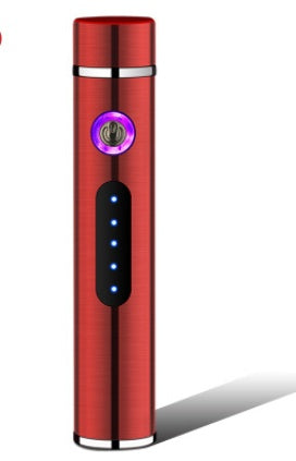 Electric Metal Rechargeable Lighters Smoking Windproof Dual Plasma
