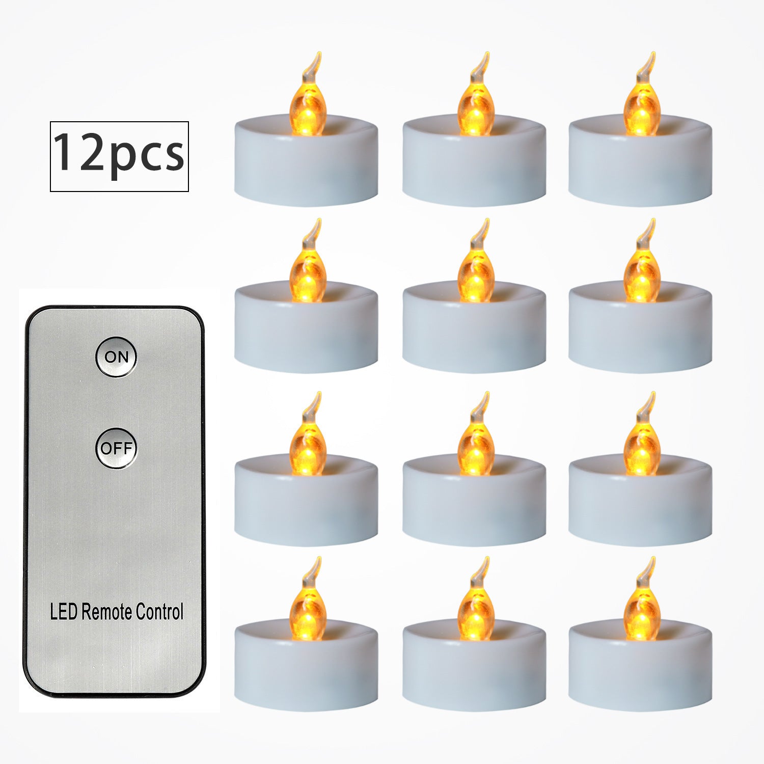 Electronic Candles Flickering LED Tea Light (Battery operated)