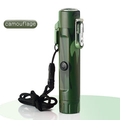 Outdoor Travel Compass Rechargeable Lighter Tube Waterproof Lighter