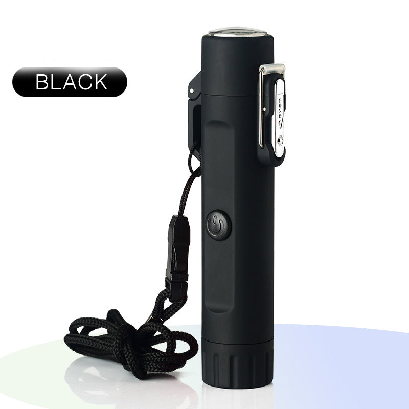 Outdoor Travel Compass Rechargeable Lighter Tube Waterproof Lighter