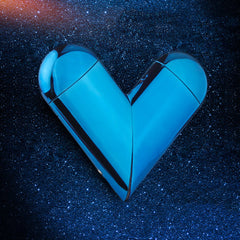 Heart Shape Gas-Electric Folding Lighter USB Electronic 
