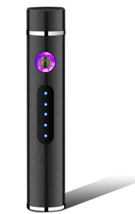 Electric Metal Rechargeable Lighters Smoking Windproof Dual Plasma