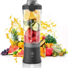 Portable Blender 600ML Electric Juicer Fruit Mixers 4000mAh USB 