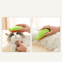 pet steam brush for cats and dogs