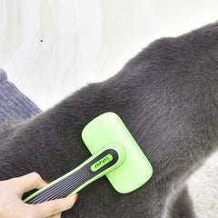 Pet hair automatic removal brush