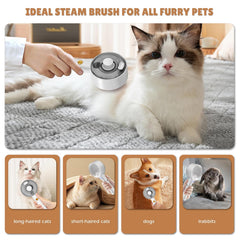 4-in-1 cat steam brush