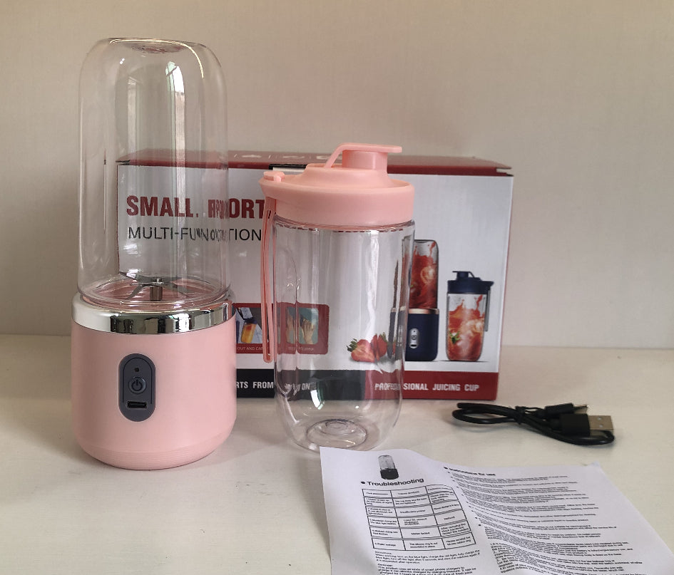 6blade Portable Blender Mini Juicer Cup Extractor Smoothie USB Charging
