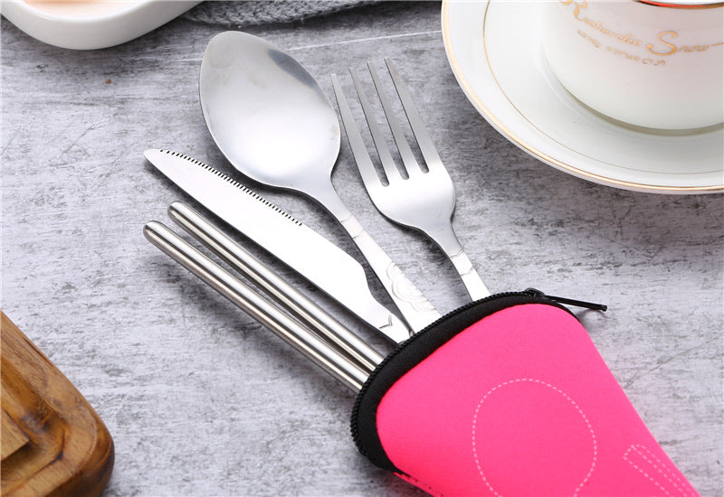 Stainless Steel Tableware Set